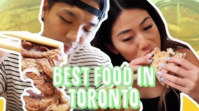 'BEST FOOD IN TORONTO | Food Tour - 6 Stops | CNE 2019'