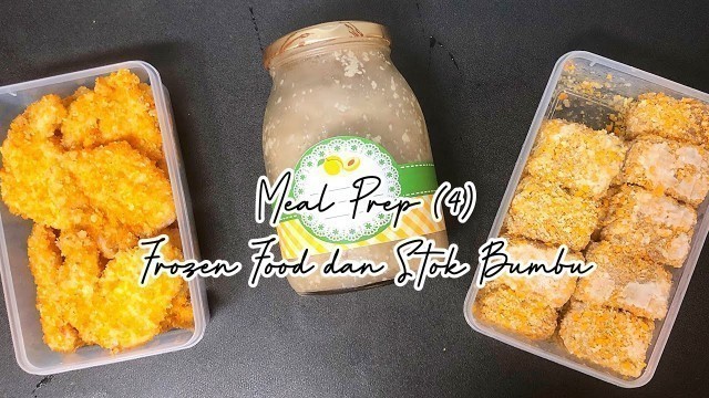 'Meal Prep (4) Frozen Food (STOK KULKAS) | Nugget Tempe | Chicken Katsu | Stok Bumbu | Food Prep'