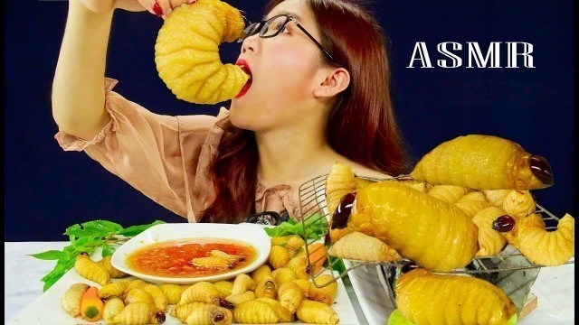 'ASMR MUKBANG Coconut worm,Viet Nam exotic food challenge EATING SOUNDS'