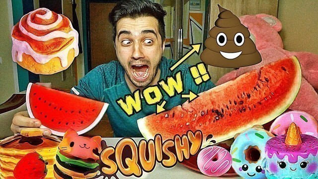 'SQUISHY FOOD vs. REAL FOOD 2 !! (CRAZY CHALLENGE)'