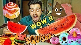 'SQUISHY FOOD vs. REAL FOOD 2 !! (CRAZY CHALLENGE)'