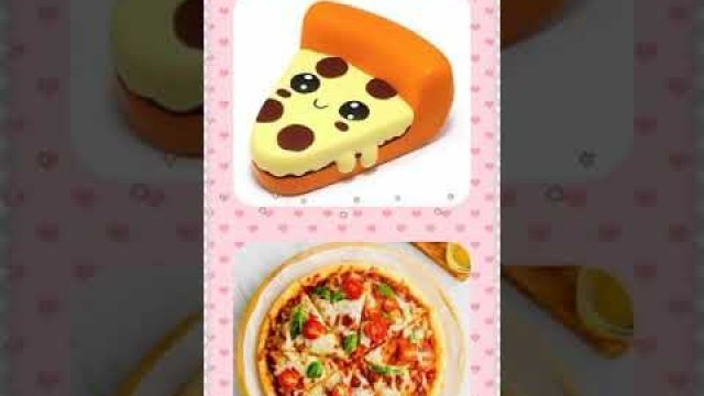 'squishy food vs real food || pilih squishy or makanan'