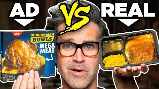 'Frozen Food Ads vs. Real Life Food (Test)'