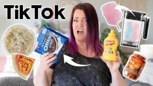 'Testing TikTok Food Trends to see if they\'re Actually FIRE!'