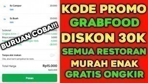 'KODE PROMO GRAB FOOD MPL'