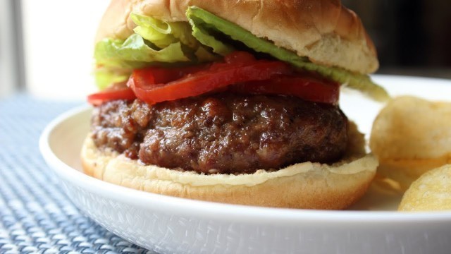 'Grilled Bacon Meatloaf Burger - How to Make Bacon Meatloaf Burgers'