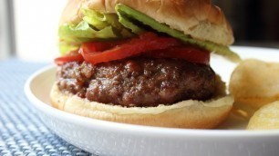 'Grilled Bacon Meatloaf Burger - How to Make Bacon Meatloaf Burgers'