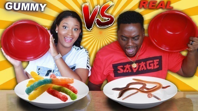 'GUMMY FOOD VS REAL FOOD CHALLENGE! | THE BEAST FAMILY'