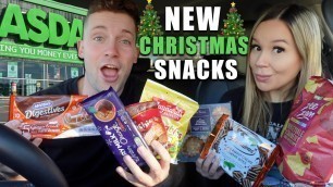 'ASDA Christmas Food NEW IN taste test! Xmas must haves; Munchies GINGERBREAD, New Dairy Milk + MORE'