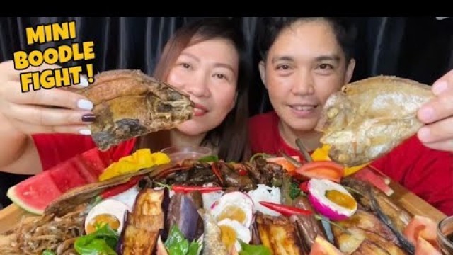 'MINI BOODLE FIGHT MUKBANG | FILIPINO FOODS | PINOY MUKBANG | MUKBANG PHILIPPINES'