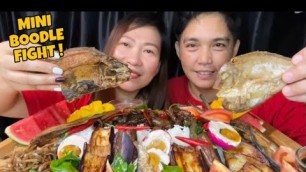 'MINI BOODLE FIGHT MUKBANG | FILIPINO FOODS | PINOY MUKBANG | MUKBANG PHILIPPINES'