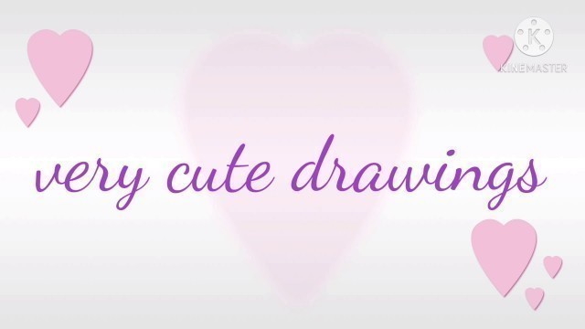 'very cute drawings || cute || easy || beautiful || food drawings || Free hands ||'