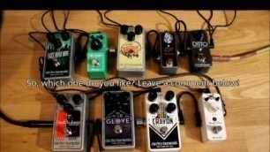 'Overdrive and Booster Pedal Shootout (8 Pedals!)(HD)'