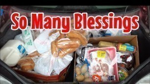 'Food Bank Pantry Haul Free Food BLESSING Box | December 2020'