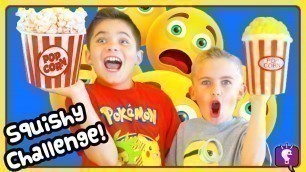 'SQUISHY vs REAL CHALLENGE! HobbyChefy Emoji with HobbyKidsTV'