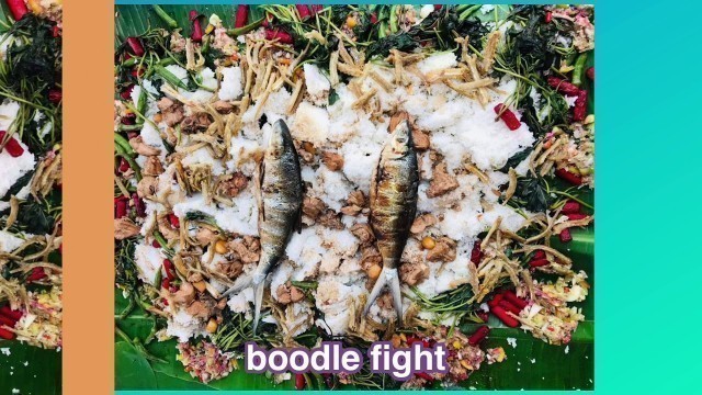 'Boodle fight foods#shorts'