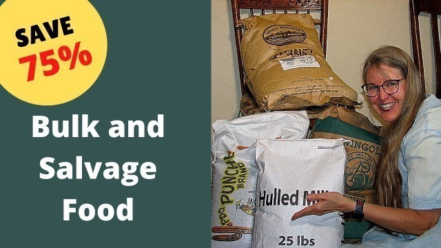 'Save Money when You Buy Bulk and Salvage Food//Save 75% on Food'