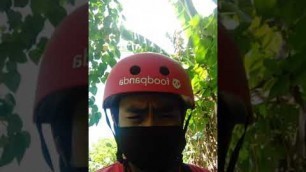 'bagong helmet ni food panda bike.'