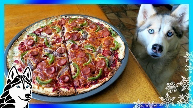 'DIY PIZZA FOR DOGS | Dog friendly Pizza | DIY Dog Treats | Snow Dogs Snacks 66'