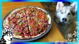 'DIY PIZZA FOR DOGS | Dog friendly Pizza | DIY Dog Treats | Snow Dogs Snacks 66'