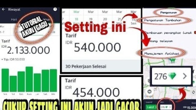 'Ternyata ini penyebab akun GRAB anyep atau gagu, Silahkan setting dijamin gacor tanpa tuyul dan root'