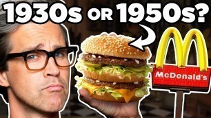 '100 Years Of Fast Food Taste Test'