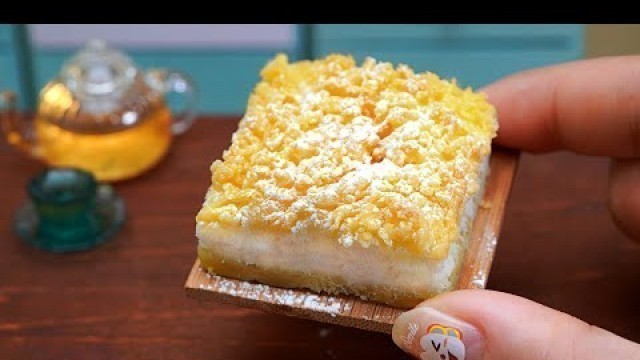 'SUPER CREAMY Yogurt Cake Recipe with Miniature Cooking Official | ASMR Cooking Mini Food Sounds'