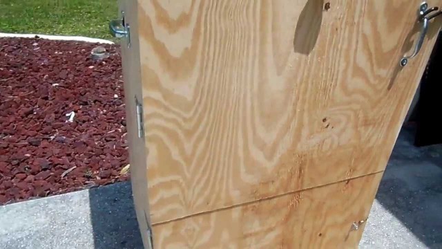 'Homemade Wooden Beef Jerkey Smoker Box Part 5 - DIY How to build a food smoker'