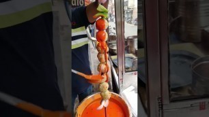 'Tandoori momo (Best street food in Lucknow) #tandoori #roasted #momo #streetfood #lucknow #shorts'