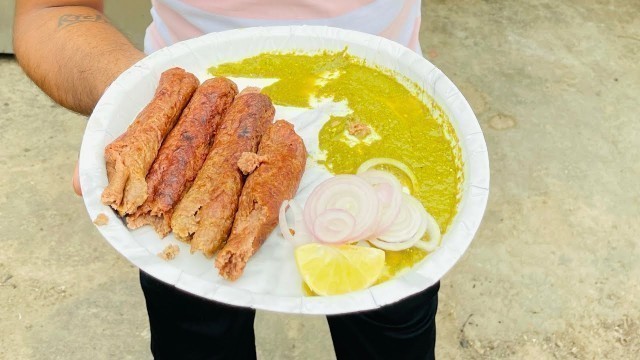 'Malai jaise soft Kakori Kebab | Lucknow Street Food #shorts'