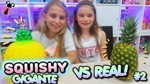 'SQUISHY GIGANTE vs REAL FOOD #2 