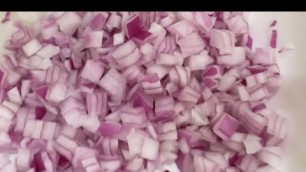 'Dicing onions using KITCHENAID dicer food processor attachment KSM2FPA dicing kit honestreview #asmr'