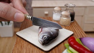 'Miniature Braised Fish  Homemade Recipe  ASMR Cooking Mini Food'