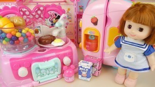 'Mini mouse kitchen and baby doll food cooking play bay Doli house'