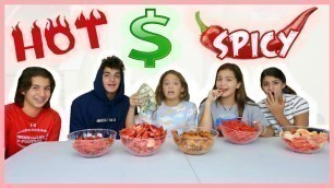 'LAST TO DRINK WATER WINS A LOT OF MONEY \" WORLD\'S SPICIEST FOOD \" | SISTER FOREVER'