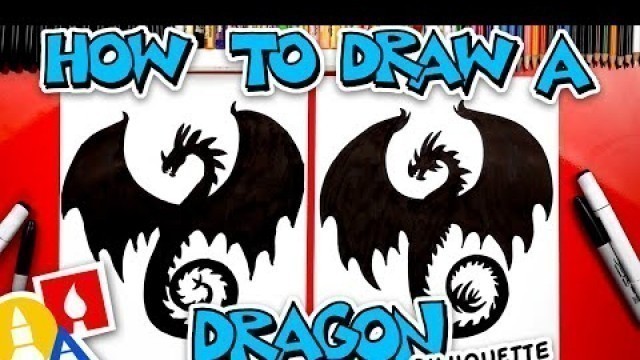 'How To Draw A Dragon Silhouette'