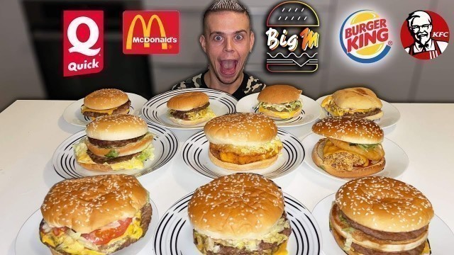 'JE TEST un FASTO-FOOD MEILLEUR que MCDO, KFC, BURGER KING et QUICK ! Fast-foods Connus VS BIG M !'