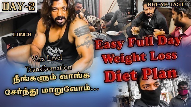 '90 Days Transformation Program Day 2 | Easy Full Day Weight Loss Diet Plan | High Protein Recipe !!!'