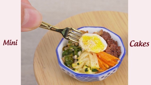 'Delicious Miniature Korean Bibimbap Recipe #shorts'