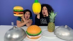 'Giant Squishy Food VS Real Food Challenge!! NEW SQUISHIES!!'