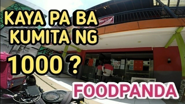 'KAYA PA BANG KUMITA NG 1000 PESOS KA FOODPANDA | BATCH 4 | BUHAY FOODPANDA RIDER'