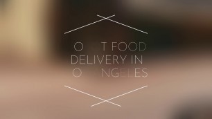 'Robot Food Delivery in West Hollywood'