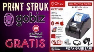 'Cara Print Struk Gofood Gratis Tanpa Aplikasi Tambahan | Part 2'