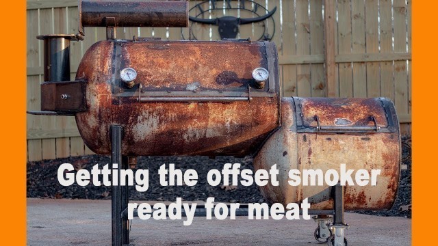 'A comprehensive look at how to prepare an offset smoker for a cook. (new smoker)'