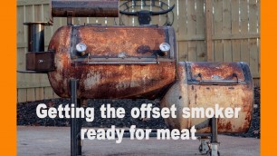 'A comprehensive look at how to prepare an offset smoker for a cook. (new smoker)'