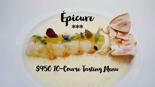 'Épicure | $450 10-Course Tasting Menu in One of the Best Restaurant in Paris'