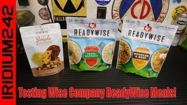 'Survival Food: Testing Wise Company ReadyWise Meals!'