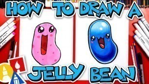 'How To Draw A Funny Jelly Bean'