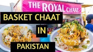 'Secret Food Point | First Time Lucknow Street Food in Pakistan | Potato Basket Chaat'