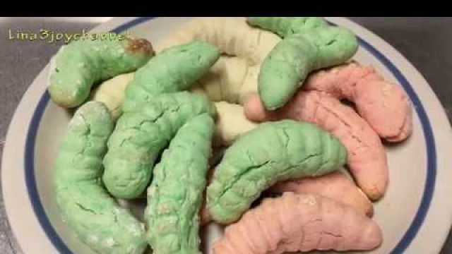 'Khmer food /How to make Cambodian worm shape cookies /Nom Dorng Kov'